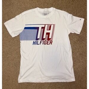 White‎ Tommy Hilfiger Tshirt Size Large Boys